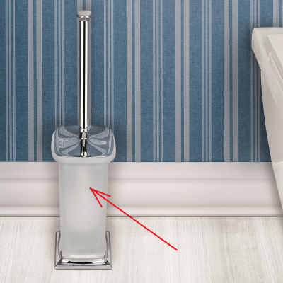 Запасная колба для ершика COLOMBO Portofino B3256 ершик для унитаза, стекло