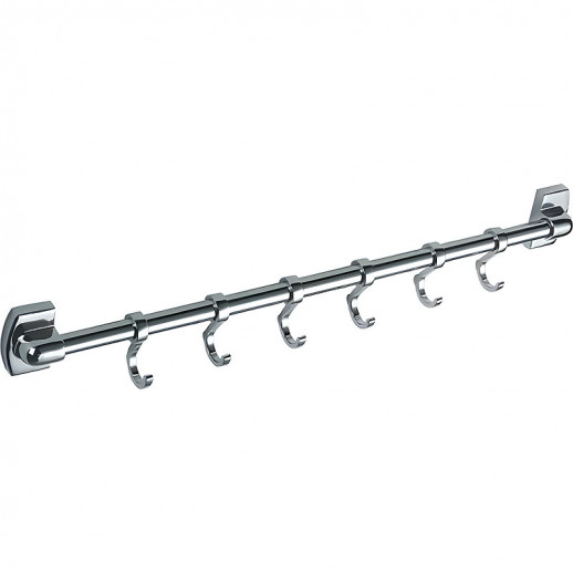 Вешалка для полотенец Haiba HB209-6 (металл) хром