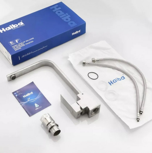 Смеситель для кухни Haiba HB70803 (нерж сталь)