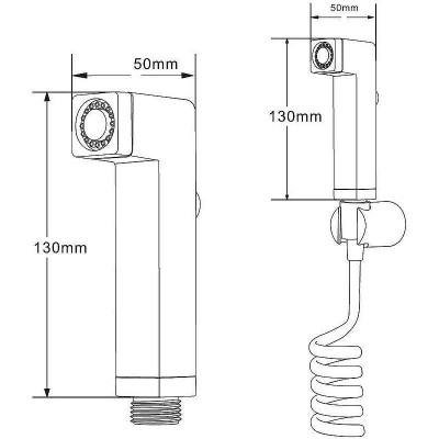Гигиенический душ Orange HS021bk черный