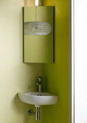 Раковина для инвалидов DS IF35 угловая 440х405х180 мм