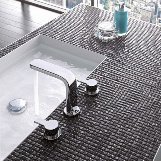 Смеситель для раковины (на три отверстия) KLUDI ZENTA хром 383930575