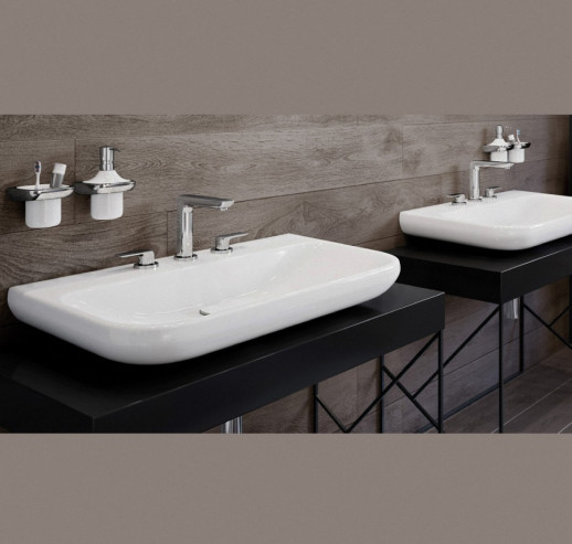 Смеситель для раковины (на три отверстия) KLUDI ZENTA хром 383930575