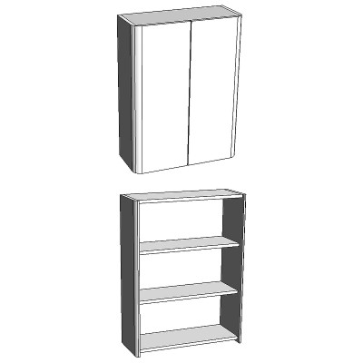 Подвесной шкаф в ванную Corozo Алабама 60 SD-00000799 белый