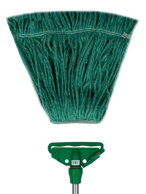 Швабра с мопом кентукки зеленый NV-MOP300G