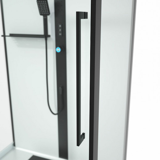 Душевая кабина Black&White Galaxy G8035 90x90 8035000 с гидромассажем форма призма