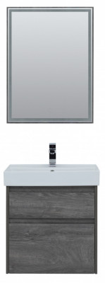 Мебель для ванной Aquanet Nova Lite 60 дуб рошелье (2 ящика) напольная/подвесная (00242920)