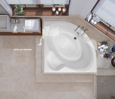 Акриловая ванна Vagnerplast Mini Catalina 125x125 четверть круга