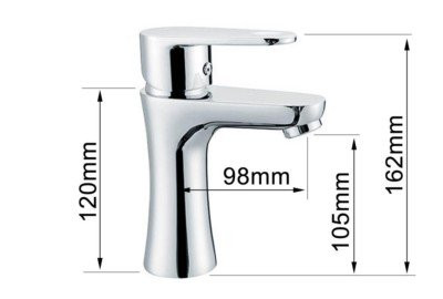 KorDi Thur KD 6601 - D70 смеситель для раковины, хром