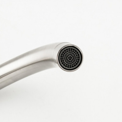 Смеситель Frap для кухни однорычажный поворотный сатин (F41899-1)