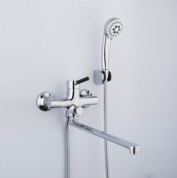 Смеситель Frap для ванны однорычажный поворотный хром (F2244)