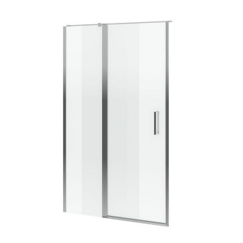 Душевая дверь со стенкой EXCELLENT Mazo 130 см хром (KAEX.3025.1S.1300.LP + KAEX.3025.1D.0650.LP)