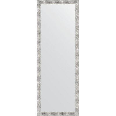 Зеркало настенное Evoform Definite 141х51 BY 3100 в багетной раме Мозаика хром 46 мм