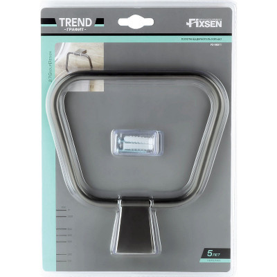 Кольцо для полотенец Fixsen Trend Graphite FX-98011 черный графит