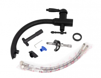 Смеситель для кухни под фильтр Kaiser Vincent 31244-5 Black, черный мрамор