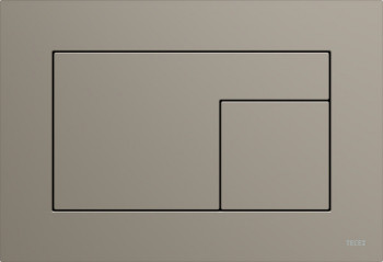 TECEvelvet Панель смыва унитаза для системы двойного смыва, цвет бежево-коричневый (9240730)