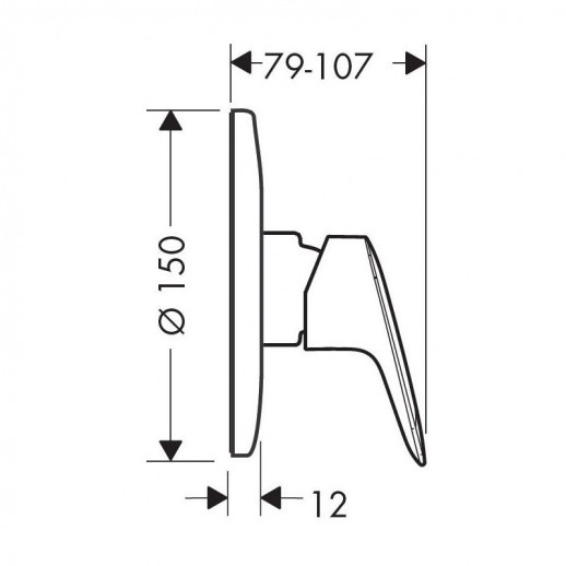 Hansgrohe Logis 71606000 смеситель для душа, хром