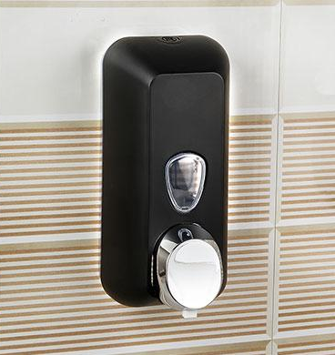 Диспенсер для мыла NOFER Black 03012.N 500 мл, пластик/черный