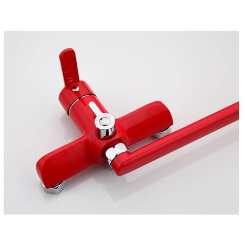 Смеситель для ванны и душем Frap H41 F2241, белый/хром