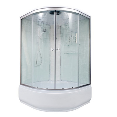Душевая кабина с гидромассажем и электрикой Deto ЕМ 4580 GM 80х80 см