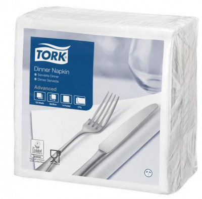 Tork салфетки 39 белые 1/4 сложения