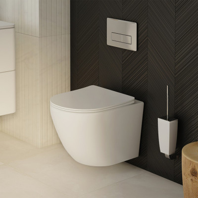 Унитаз подвесной безободковый IDDIS (BLARDSEi25), дизайн современный