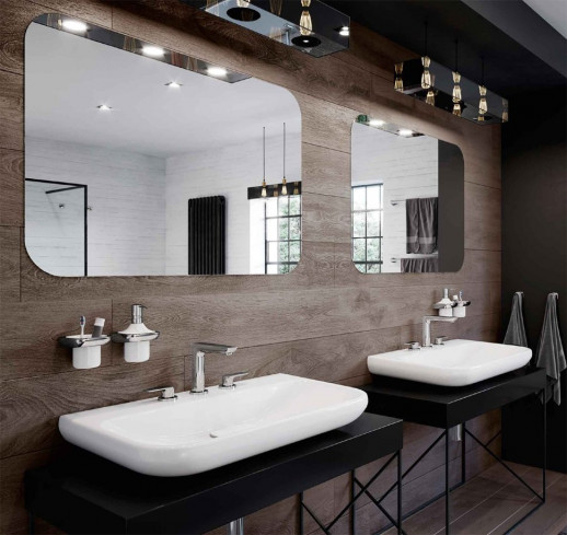 Смеситель для раковины (на три отверстия) KLUDI Ameo хром 413930575