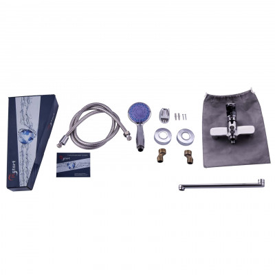 Смеситель для ванны Plstart PD22022, хром