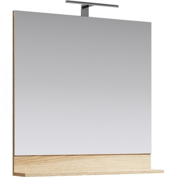 Зеркало в ванную Aqwella Фостер 80 FOS0208DS дуб сонома прямоугольное