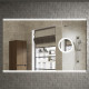 Зеркало в ванную Armadi Art Vallessi 541/2 100х70 см с подсветкой и увеличением  (541/2)