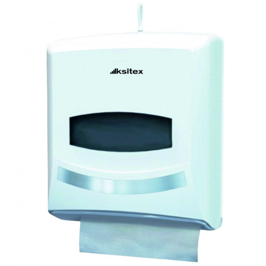 Ksitex TH-8238A диспенсер листовых полотенец V-сложения, белый