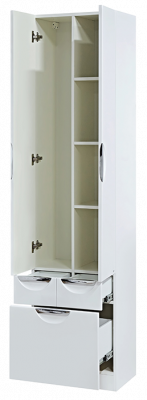 Пенал для ванной Misty Орхидея - 50 белый П-Жас05050-0112Я