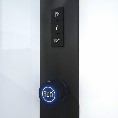 Душевая кабина Black&White Galaxy G8036 100x100 8036000 с гидромассажем форма призма