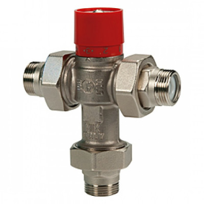 Термостатический смесительный клапан с отводами 3/4" - Kv 1,8 R156-1 R156X024 Giacomini