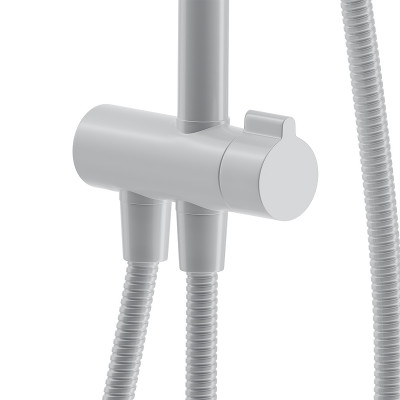 Душевая система Damixa Jupiter 977000200 белая матовая 1 режим