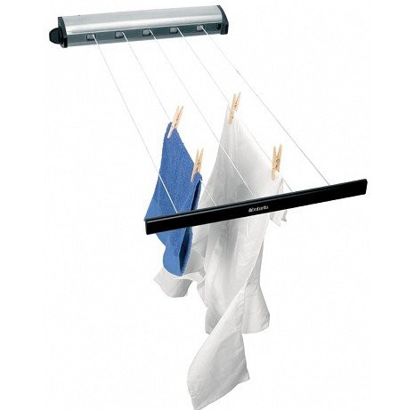 Brabantia Stainless Steel 385766 настенная сушилка для белья, вытяжная, хром