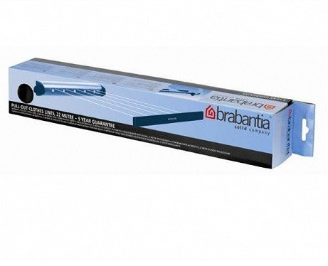 Brabantia Stainless Steel 385766 настенная сушилка для белья, вытяжная, хром