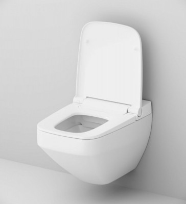 Комплект унитаза с инсталляцией AM.PM Inspire V2.0 FlashClean IS450A38.CCC50A сиденье микролифт с биде клавиша смыва Черный