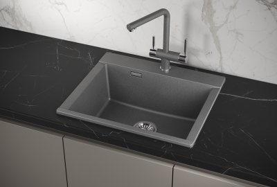Кухонная мойка Granula 5804, ГРАФИТ