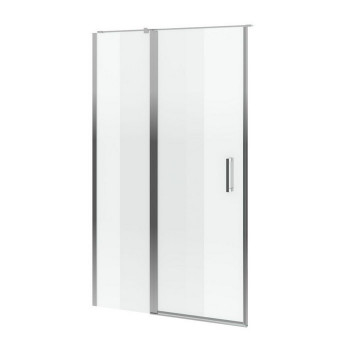 Душевая дверь со стенкой EXCELLENT Mazo 140 см хром (KAEX.3025.1S.1400.LP + KAEX.3025.1D.0650.LP)