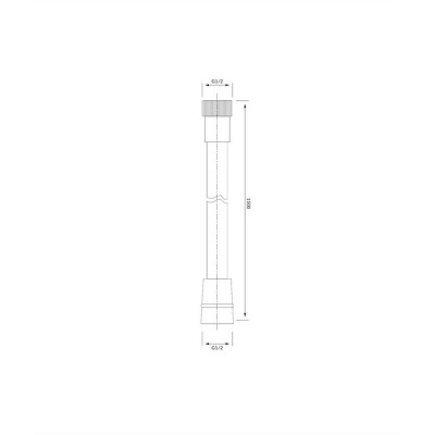 Душевой шланг OMNIRES 029 150 см брашированное золото (029GLB)