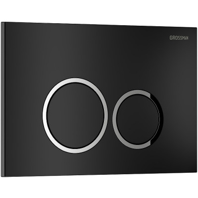 Клавиша смыва Grossman Galaxy 700.K31.01.210.210 черная ABS-пластик