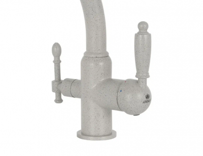 Смеситель для кухни под фильтр Kaiser Vincent 31244-7 Ora, бежевый мрамор