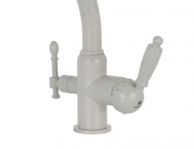 Смеситель для кухни под фильтр Kaiser Vincent 31244-7 Ora, бежевый мрамор