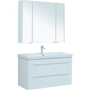 Комплект мебели для ванной Aquanet София 105 274193 подвесной белый глянец