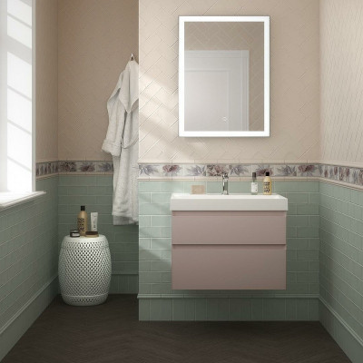 Раковина подвесная Kerama Marazzi Cubo 70 CU.wb.70 белая глянцевая прямоугольная