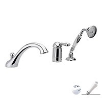 Nicolazzi Classica 3414 CR 76 смеситель на борт ванны, хром/ручка P.Mont Blanc