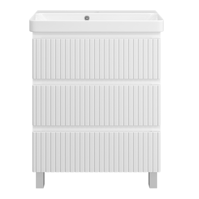 Тумба под раковину Brevita Victory 70 напольная (белая) VIC-07070-0103Я