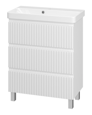 Тумба под раковину Brevita Victory 70 напольная (белая) VIC-07070-0103Я