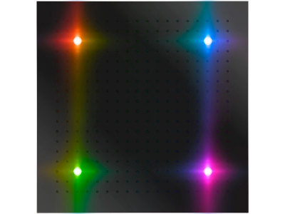 Otler Brilliant BA52 квадратный душ с подсветкой, 7 цветов, 52 х 52см